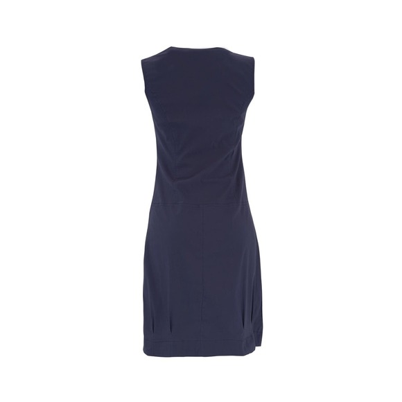Dolcezza Navy Dress Size XL Front Zipper Short Sleeveless Dress NWT Summer Dress - Picture 3 of 3